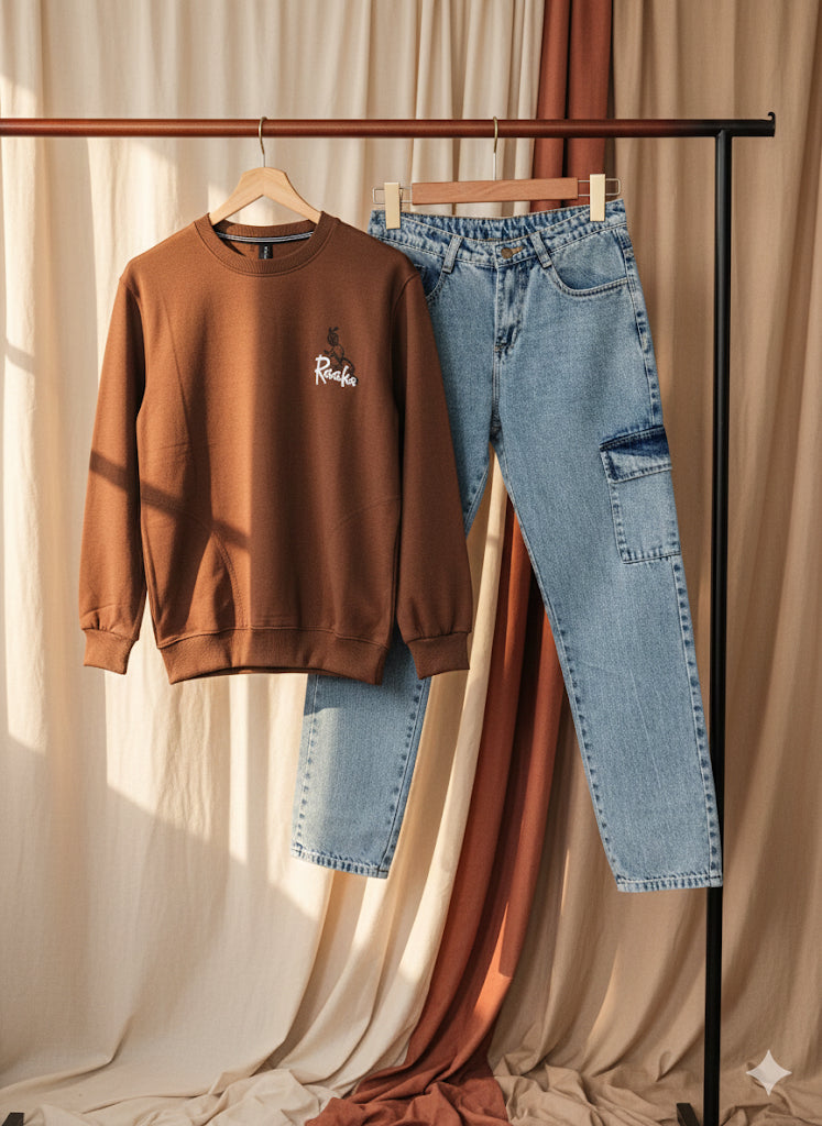 Best sweat shirt and denim combo for just ₹1999